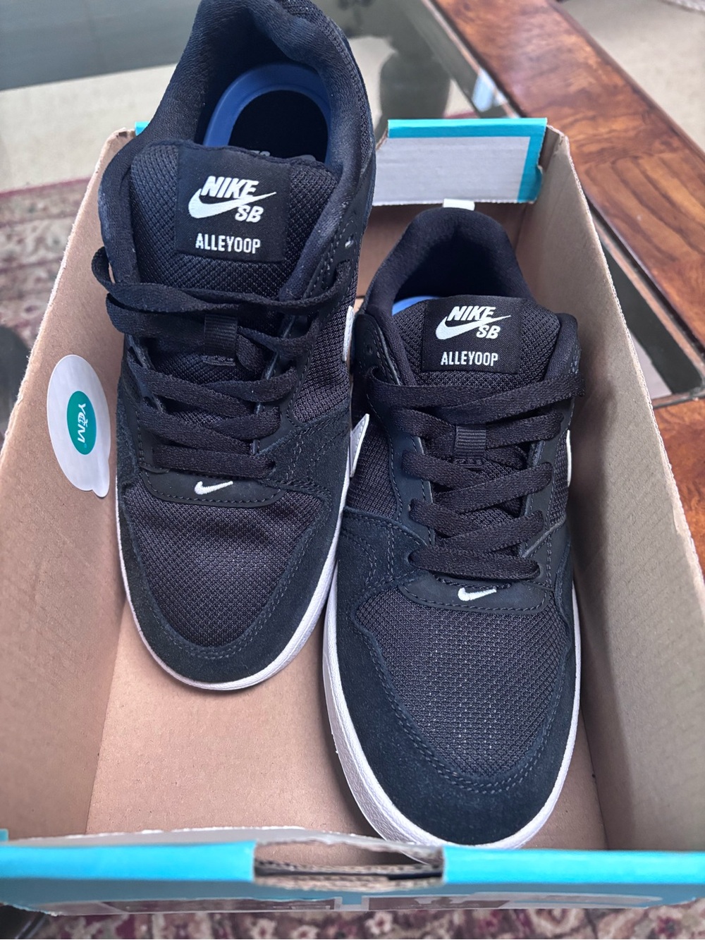 Nike SB Alleyoop Men's Black with White Accents